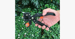 Tree Branch Pruner 2-in-1 Ergonomic Grip & Rust-Resistant Blade