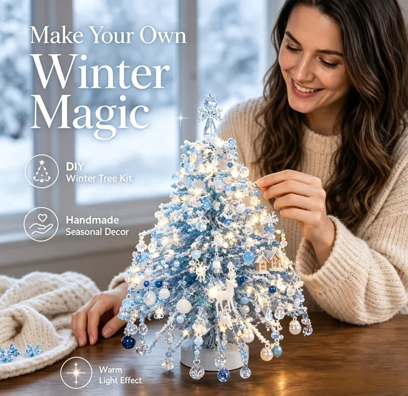 Tree Craft Kit Beaded DIY Angel Topper