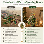 Tree Craft Kit Beaded DIY Angel Topper