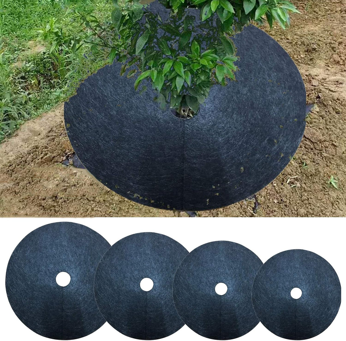Tree Ring Breathable Weed Barrier