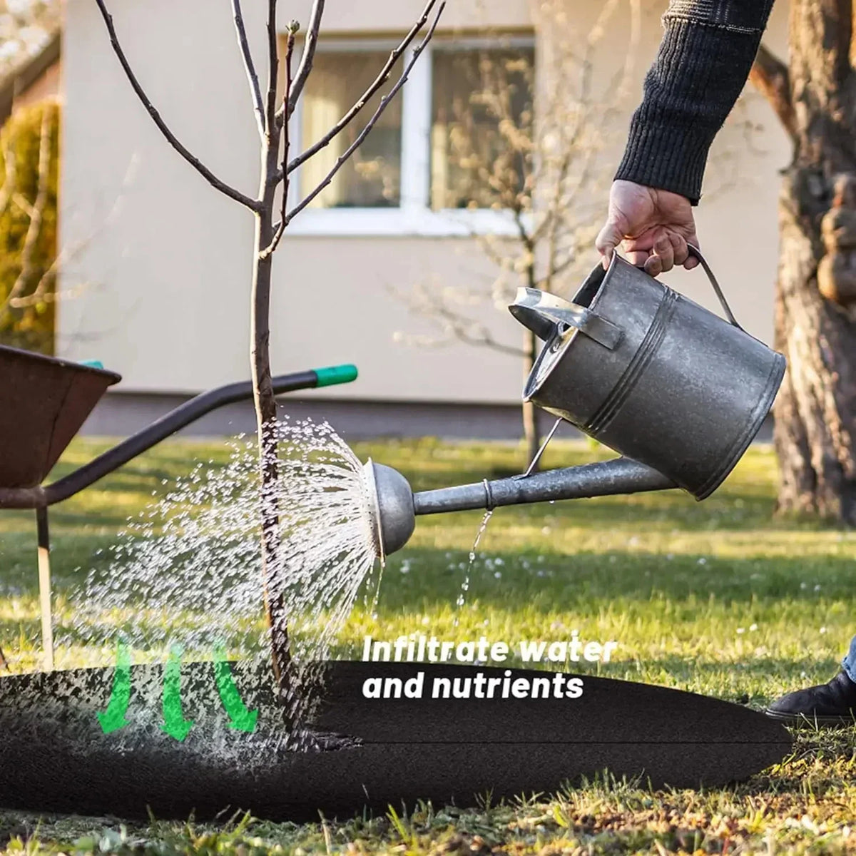 Tree Ring Breathable Weed Barrier