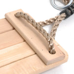 Tree Swing Seat Natural Pine Adjustable Rope