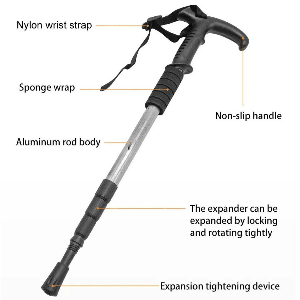 Trekking Poles Lightweight Adjustable Non-Slip Grip