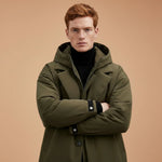 Trench Coat Waterproof Hooded Longline Coverage