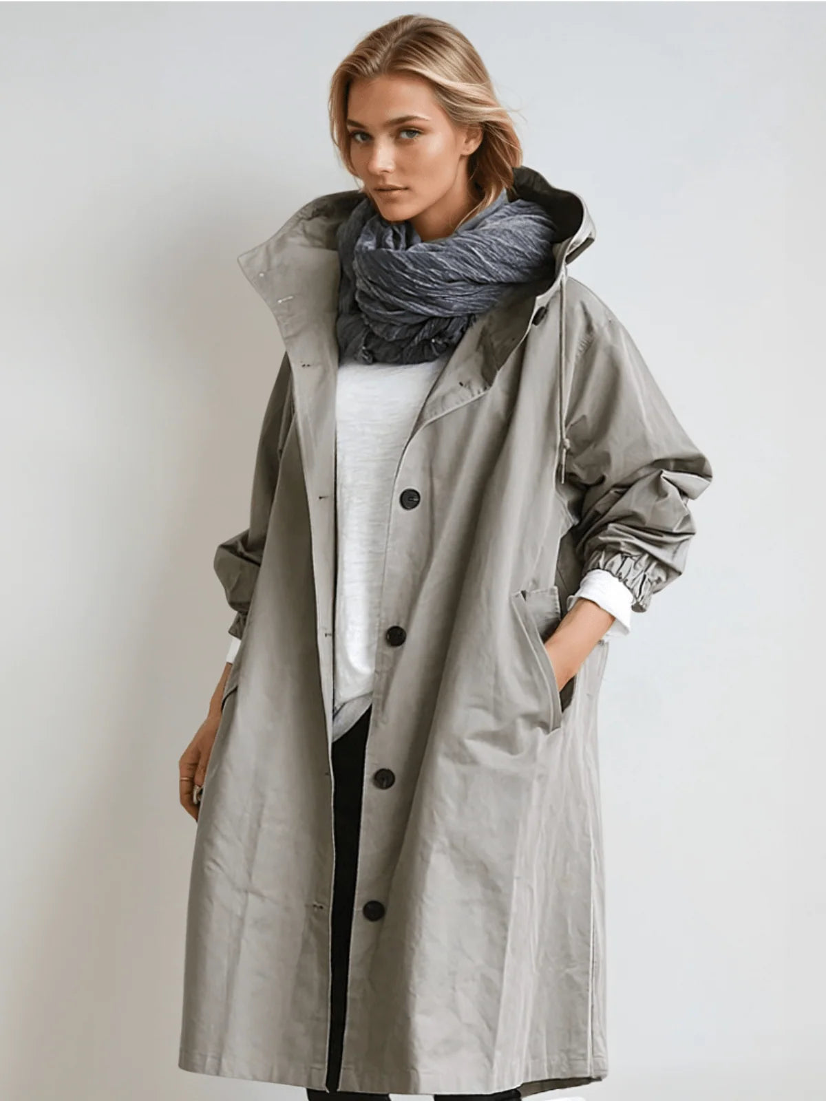 Trench Coat Women’s Relaxed Fit Transitional Layering