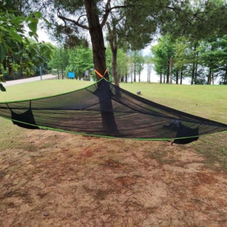 Triangle Camping Hammock Breathable Mesh 440 Lbs Capacity