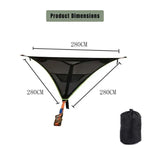Triangle Camping Hammock Breathable Mesh 440 Lbs Capacity