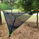 Triangle Camping Hammock Breathable Mesh 440 Lbs Capacity