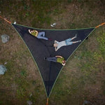 Triangle Camping Hammock Breathable Mesh 440 Lbs Capacity