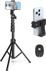Tripod Extendable to 64 Inches Bluetooth Remote