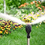 Tripod Lawn Sprinkler Stainless Steel 360° Adjustable Cooling Mist