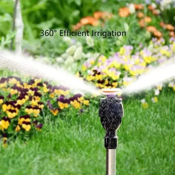 Tripod Lawn Sprinkler Stainless Steel 360° Adjustable Cooling Mist