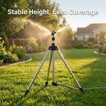 Tripod Sprinkler High-Pressure 360 Degree Rotation Adjustable Height