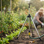Tripod Sprinkler High-Pressure 360 Degree Rotation Adjustable Height