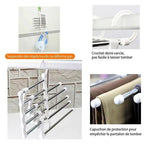 Trouser Hanger Stainless Steel Extendable Holds 5 Pairs