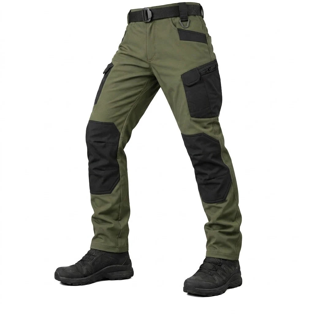 Trousers Fleece-Lined Water-Resistant Reinforced Knees Cargo Pockets