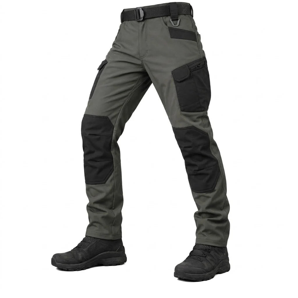 Trousers Fleece-Lined Water-Resistant Reinforced Knees Cargo Pockets
