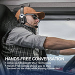Trucker Headset Noise-Cancelling Boom Mic 35-Hour Talk Time