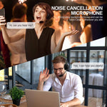 Trucker Headset Noise-Cancelling Boom Mic 35-Hour Talk Time