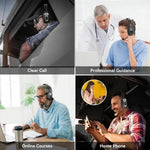 Trucker Headset Noise-Cancelling Boom Mic 35-Hour Talk Time