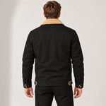Trucker Jacket Sherpa Lined Fleece Collar Chest Pockets