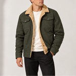 Trucker Jacket Sherpa Lined Fleece Collar Chest Pockets