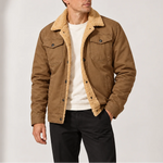 Trucker Jacket Sherpa Lined Fleece Collar Chest Pockets