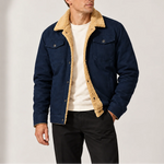 Trucker Jacket Sherpa Lined Fleece Collar Chest Pockets