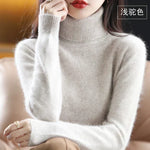 Turtleneck Sweater 100% Cashmere Lightweight Fitted Silhouette