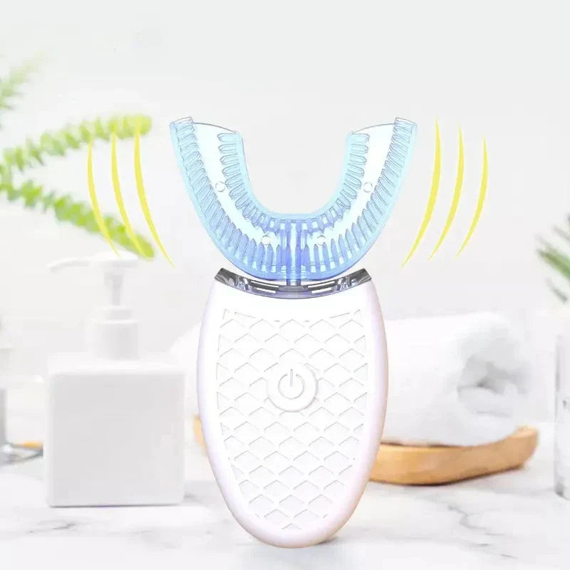 U-Shape Electric Toothbrush 360 Degree Sonic USB Rechargeable