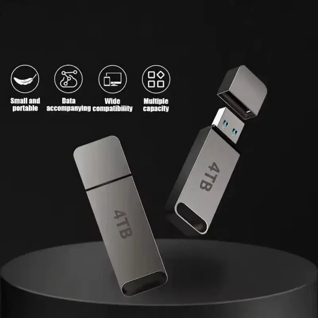 USB Flash Drive 4TB Waterproof Shockproof USB 3.2
