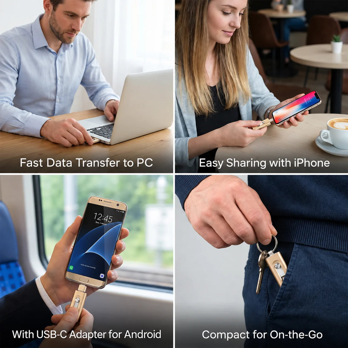 USB Flash Drive USB 3.0 Type-C OTG Adapter