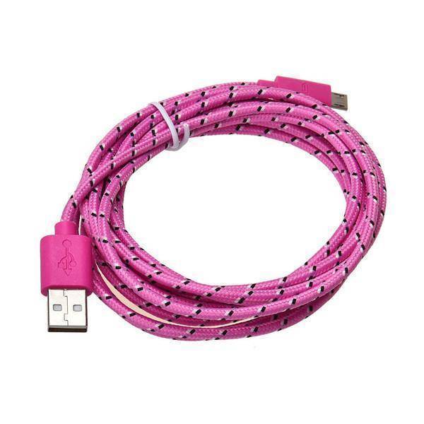 USB to Lightning Cable 10 Ft Braided Tangle-Free
