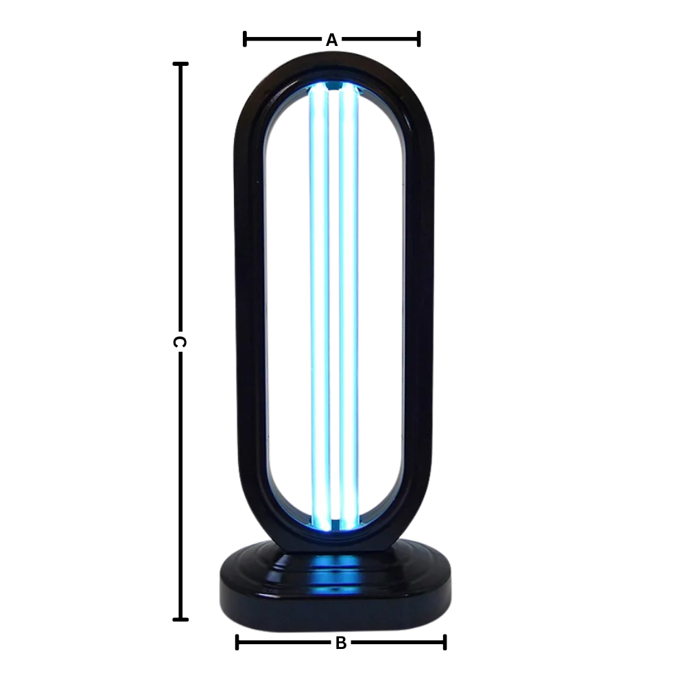 UV-C Disinfectant Bulb Multi-Surface Remote 3-Mode Timer