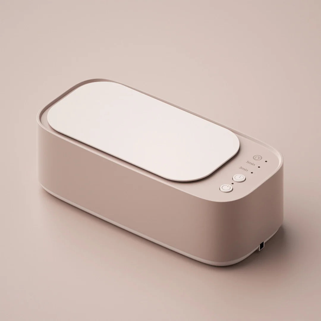Ultrasonic Cleaner Jewelry & Glasses Chemical-Free Automatic Shut-Off