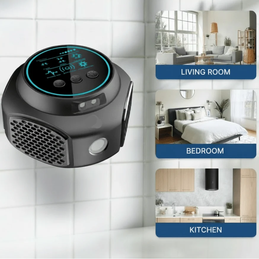 Ultrasonic Rodent Repeller Plug-In 3,200 Sq Ft Coverage Chemical-Free