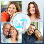 Ultrasonic Tooth Cleaner Waterproof 3 Interchangeable Heads
