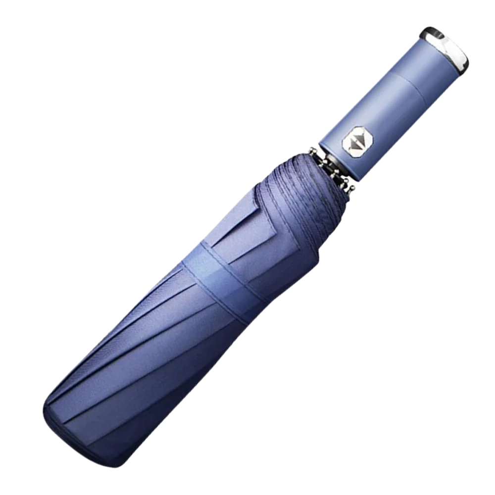 Umbrella 10-Rib Windproof Extra-Large Canopy & LED Light