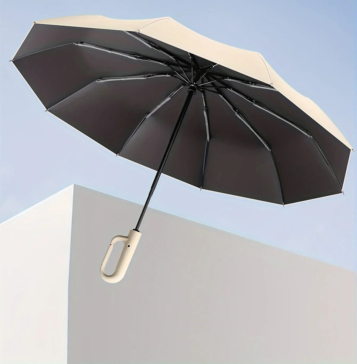 Umbrella Automatic Reverse Fold 10-Rib Reflective