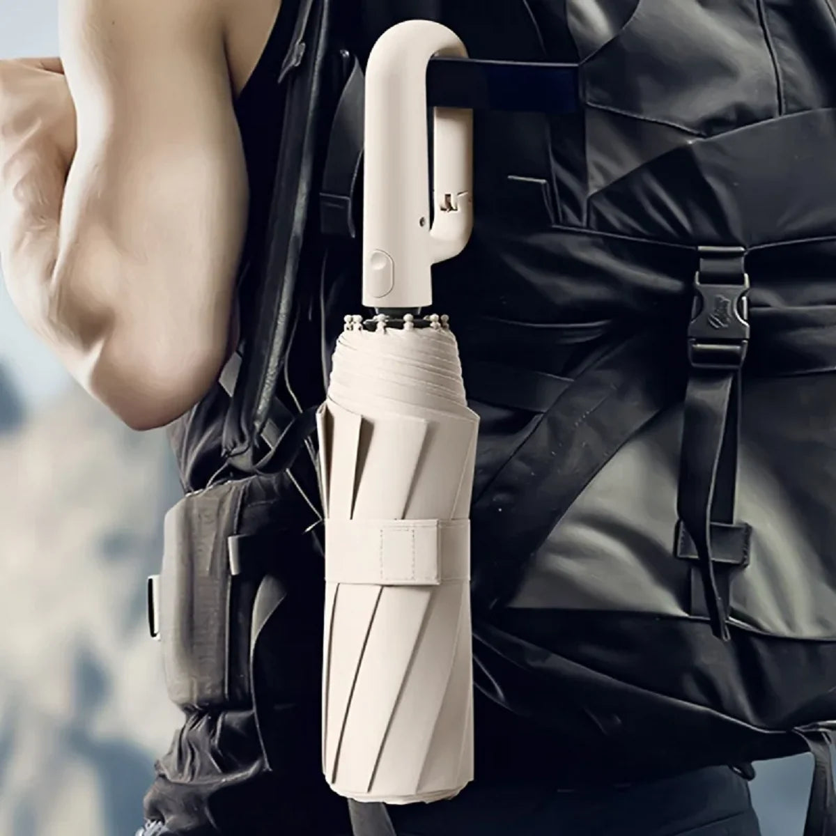 Umbrella Automatic Reverse Fold 10-Rib Reflective