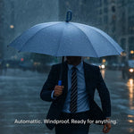 Umbrella Automatic Reverse Fold 10-Rib Reflective