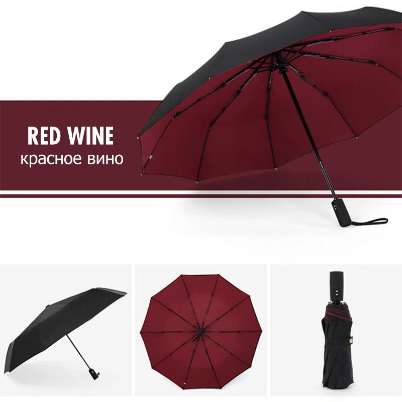 Umbrella Reversible Double-Layer Canopy Automatic Open UV Protection