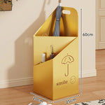 Umbrella Stand Dual Compartments Slim Space-Saving Design