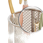 Umbrella Stand Powder-Coated Steel Mesh Raised Legs
