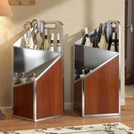 Umbrella Stand Tiered Organizer With Drainage Tray & Carry Handle