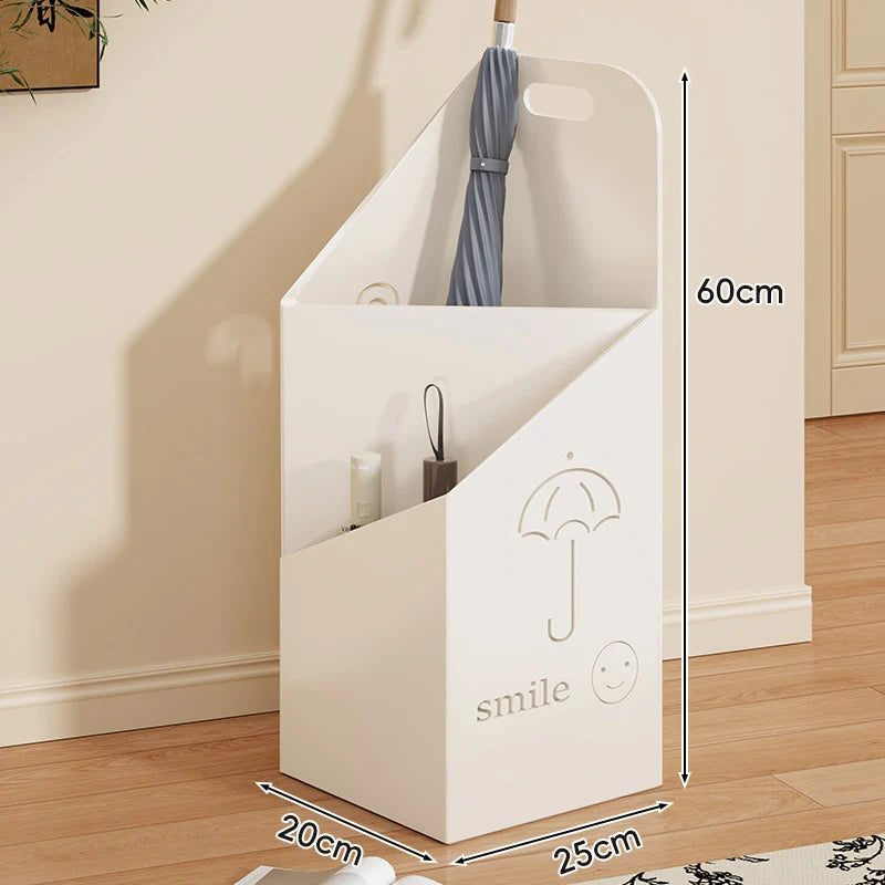 Umbrella Stand Tiered Organizer With Drainage Tray & Carry Handle