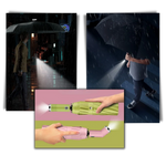 Umbrella Windproof 10-Leg Frame Built-In LED Flashlight Extra-Large Canopy