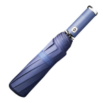 Umbrella Windproof 10-Leg Frame Built-In LED Flashlight Extra-Large Canopy