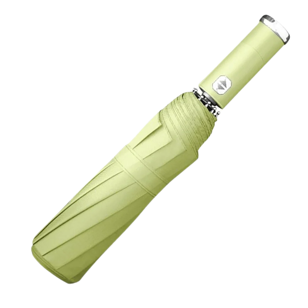 Umbrella Windproof 10-Leg Frame Built-In LED Flashlight Extra-Large Canopy