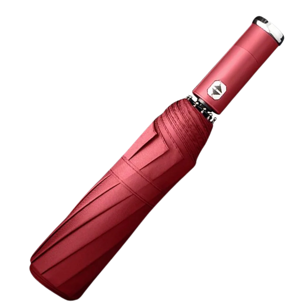 Umbrella Windproof 10-Leg Frame Built-In LED Flashlight Extra-Large Canopy